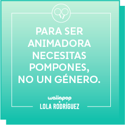 Para ser animadora necesitas pompones, no un género.